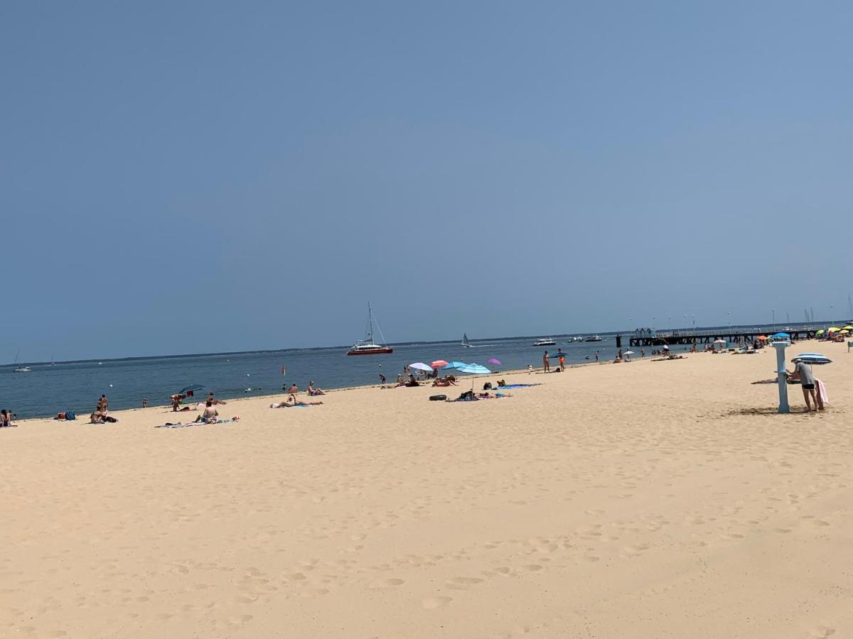 Le Studio De La Plage Centrale Arcachon Bagian luar foto